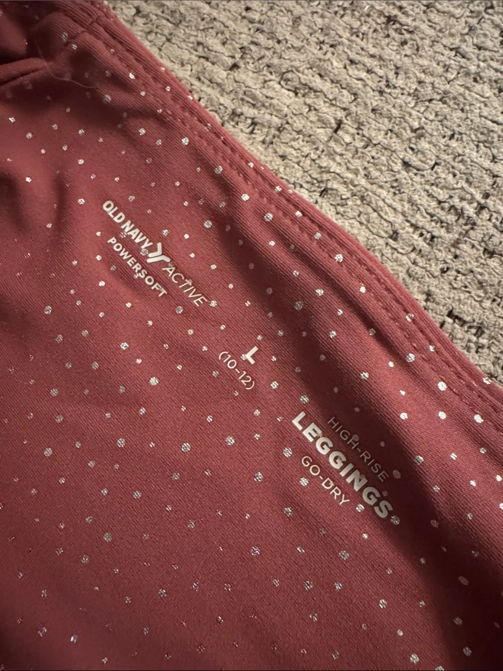 Old Navy High-Waist Jeggings with Micro Dot Print